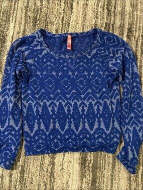 Y2K Y2K inspired Retro Doll blue lightweight sweater size small